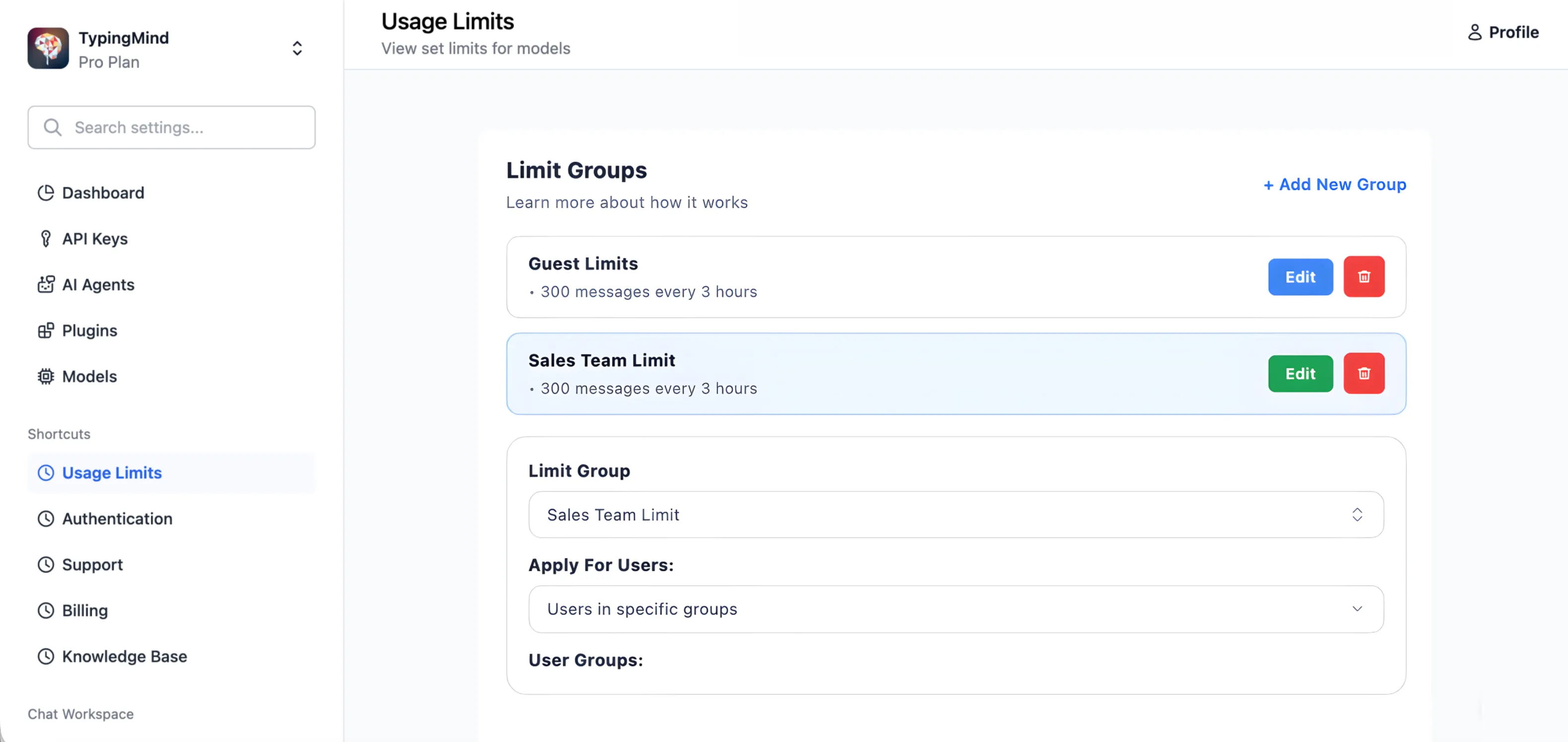TypingMind — LLM Frontend Chat UI for AI models